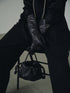 lamb leather shoulder bag